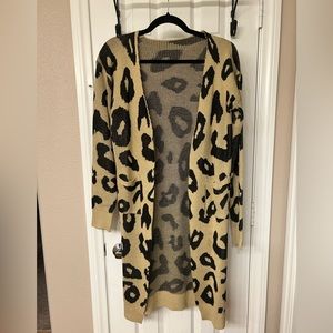 Leopard Print Cardigan